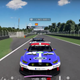 A race on the Gran Turismo Sport Monza circuit.